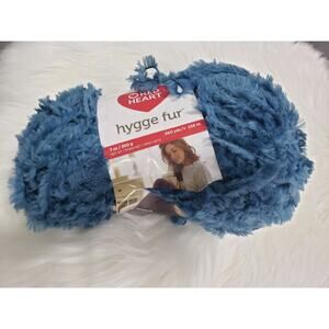 RED HEART HYGGE FUR 1Pk. PEACOCK.‎ I COMBINE Ship, READ DETAILS